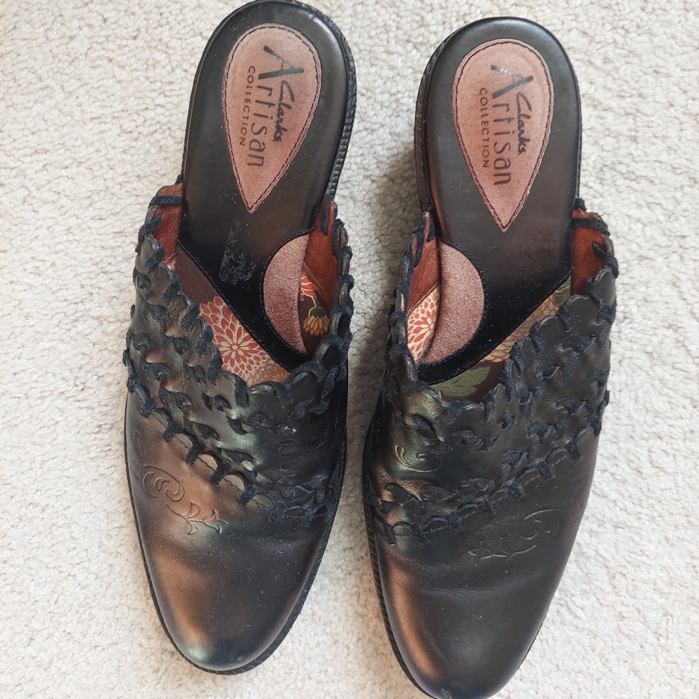 Clarks Artisan mules